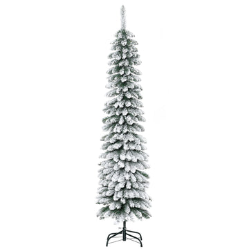 Artificial Christmas Tree, 180 cm, Snowy Branches, Indoor Use