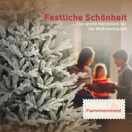 Artificial Christmas Tree 180 cm with Snow, 1976 Tips