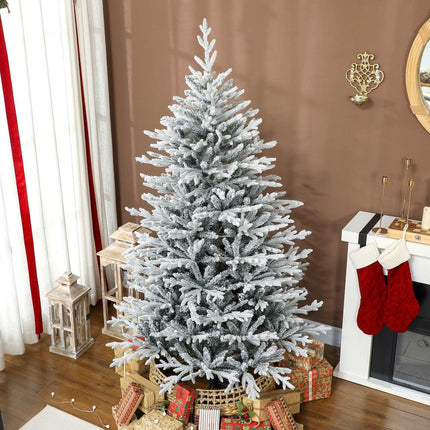 Artificial Christmas Tree 180 cm with Snow, 1976 Tips