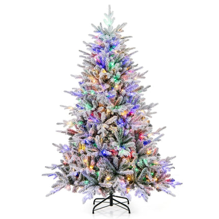 Artificial Christmas Tree, 186cm, 260 LED Lights, 8 Modes