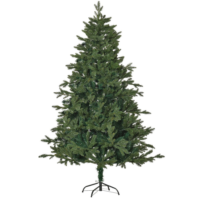 6ft Artificial Christmas Tree - PVC/PE, Metal Stand