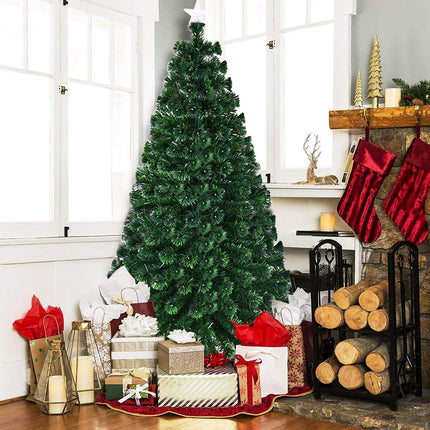Artificial Christmas Tree 210 cm, 280 LEDs, Metal Stand