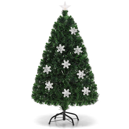 Artificial Christmas Tree 210 cm, 40 LED Lights, Stand