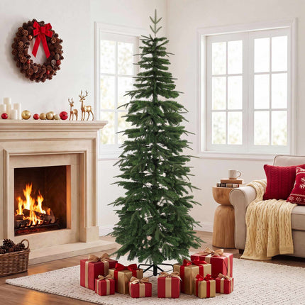 Artificial Christmas Tree, 210 cm Fir with Hinged Branches