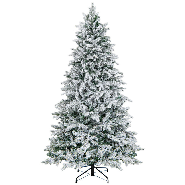Artificial Christmas Tree 210 cm, Pre-Lit 300 Warm LEDs