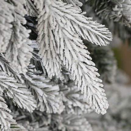 Artificial Christmas Tree 210 cm with Snow and 800 Branches