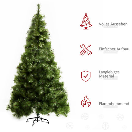 Artificial Christmas tree 2.1M, dense branches, easy installation