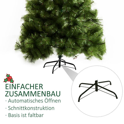 Artificial Christmas tree 2.1M, dense branches, easy installation