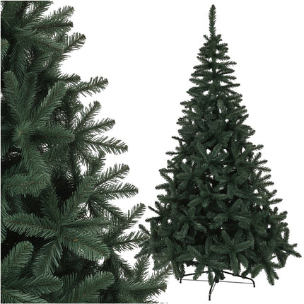 Artificial Christmas Tree 2.1m, Thick Needles, Flame-Retardant