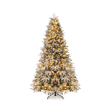 Artificial Christmas Tree 270 cm, Snow-Flocked, 600 LED