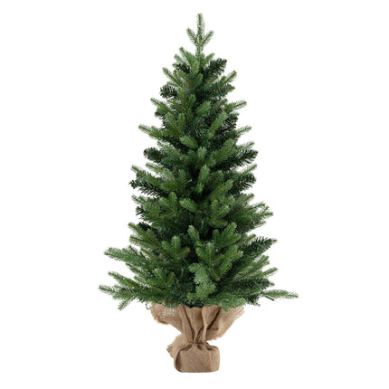 Artificial Christmas Tree 90cm, 50 LED Timer, Linen Base