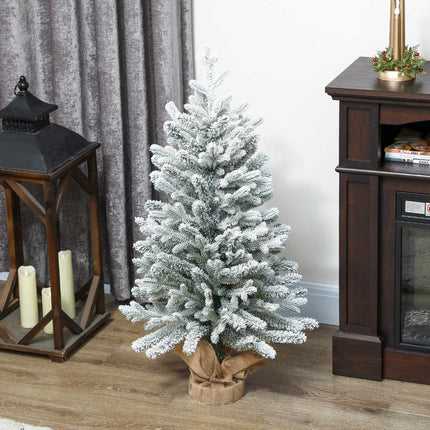 Artificial Christmas Tree 90 cm – Snow-Flocked, 486 Tips