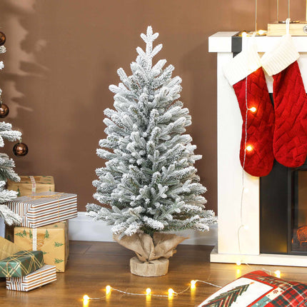 Artificial Christmas Tree 90 cm – Snow-Flocked, 486 Tips