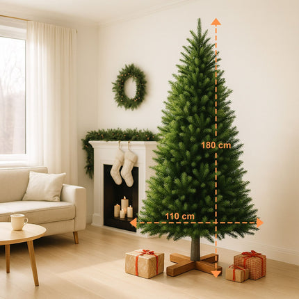 Artificial Christmas Tree, PVC Needles, Reusable
