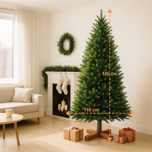 Artificial Christmas Tree, PVC Needles, Reusable