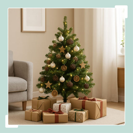 Artificial Christmas Tree, PVC Needles, Reusable