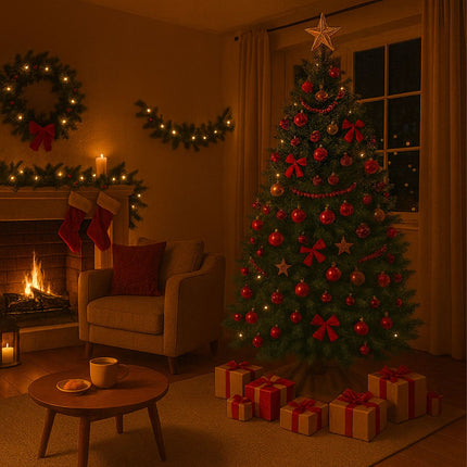 Artificial Christmas Tree, PVC Needles, Reusable