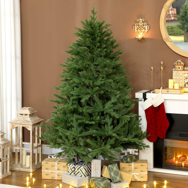 Artificial Christmas Tree, Realistic Look, Foldable Branches