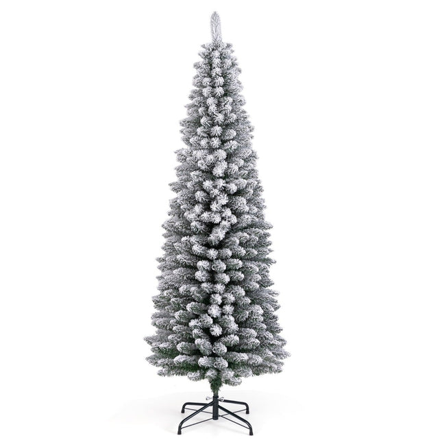Artificial Christmas Tree, Snow-Flocked, 180 cm, PVC
