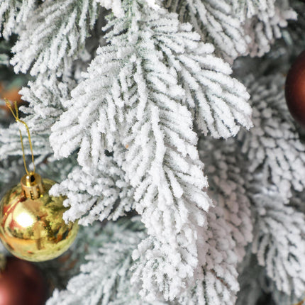 Artificial Christmas Tree, Snowy Branches, 180 cm, Green
