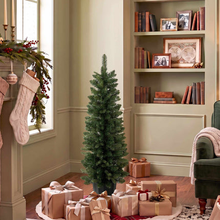Artificial Christmas Trees Set, 120 cm, 170 Branch Tips, Green