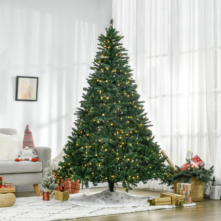 Artificial Christmas Tree with 700 LED Lights, 2.1m Tall