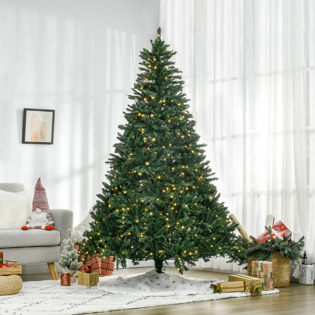 Artificial Christmas Tree with 700 LED Lights, 2.1m Tall
