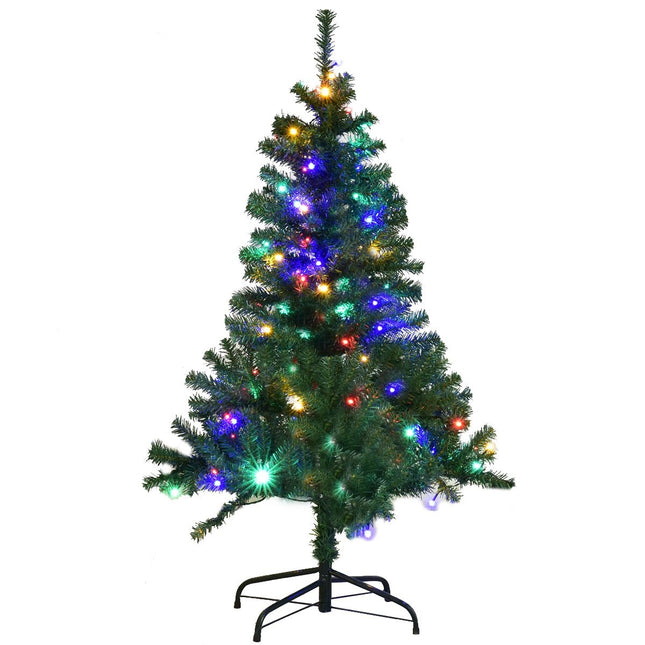 Artificial Christmas Tree with LED Lights, 150cm