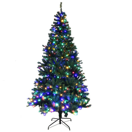 Artificial Christmas Tree with LED Lights, 210cm