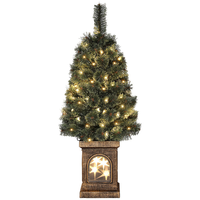 90cm indoor artificial Christmas tree with LED lights
