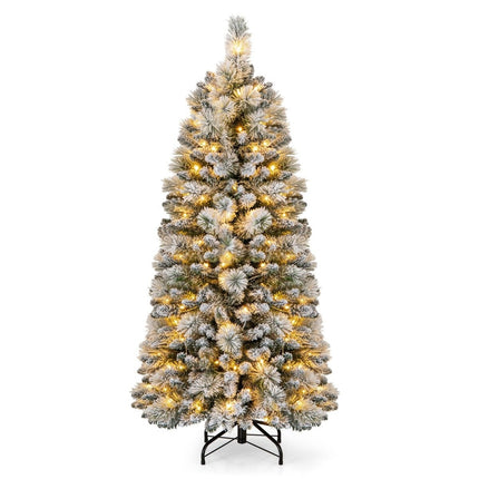 Artificial Christmas Tree with Lights Festive Tree Artificial Tree for Home Green 150 cm