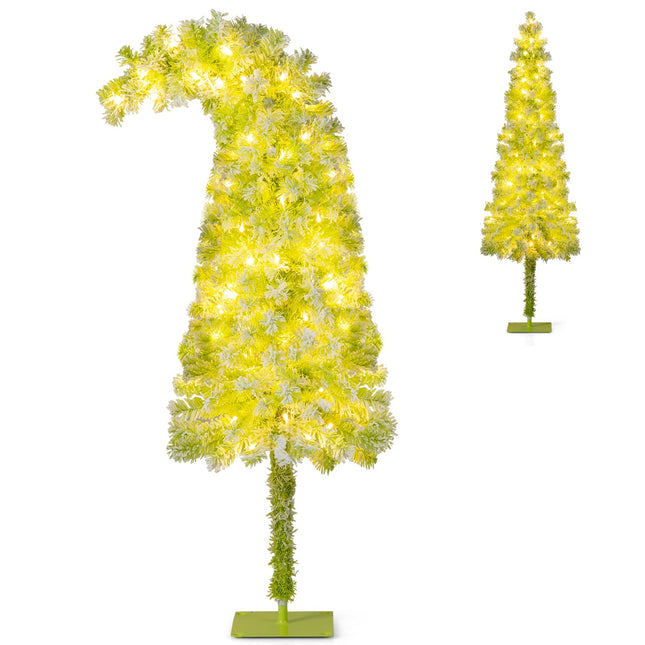 Artificial Christmas Tree with Lights, Snow, 150 cm