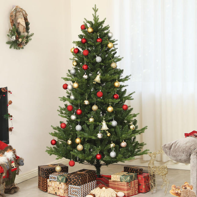 Artificial Christmas tree, 180 cm high, indoor green, easy installation