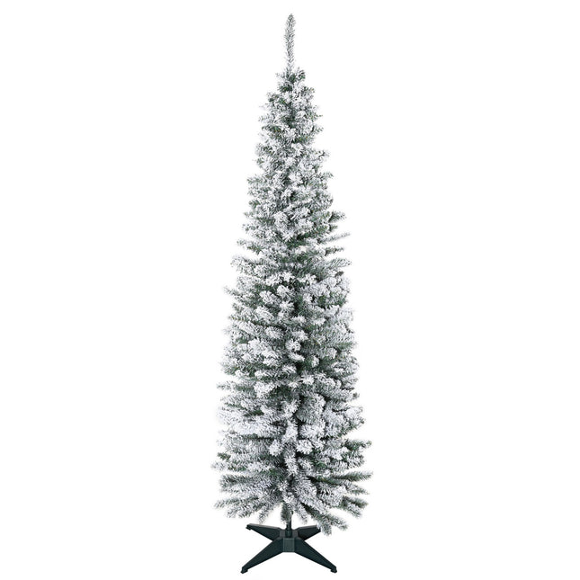 180 cm artificial Christmas tree, frosted with snow, 390 tips