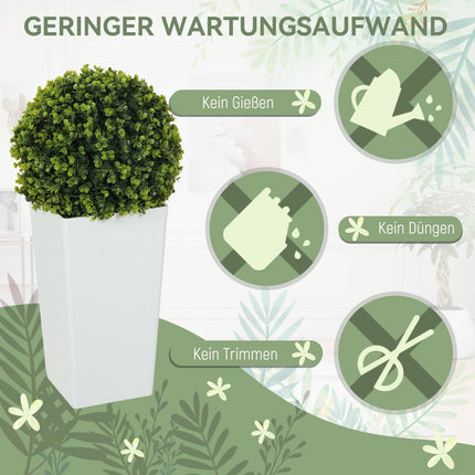 Artificial Eucalyptus Balls Set, 65 cm, UV-Protected, Green