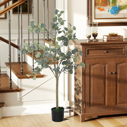 Large 150 cm artificial eucalyptus tree with pot