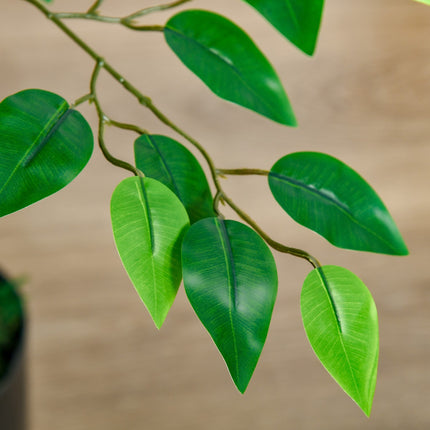 Large 135 cm artificial ficus tree in pot for home or office