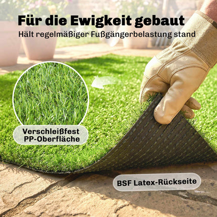 Artificial Grass 100x400cm, Self-Draining, 10mm Height