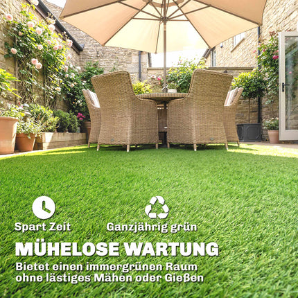Artificial Grass 100x400cm, Self-Draining, 10mm Height