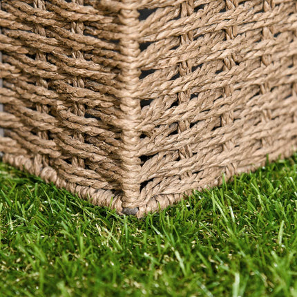 Artificial grass mat, 10-pack - 25 mm, 30x30 cm, dark green