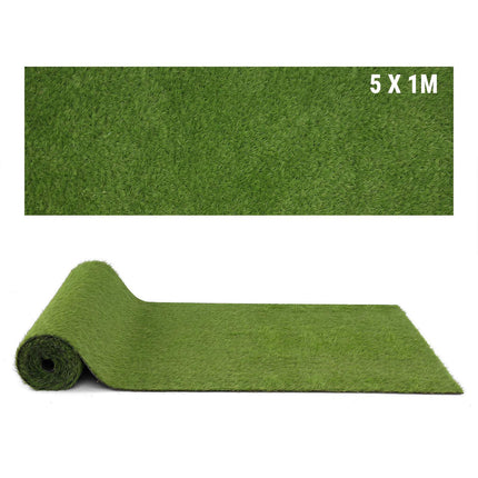 Artificial Grass Rug 5x1m, 20mm Pile, Drainage Holes