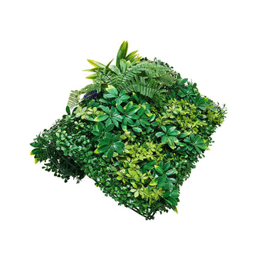Artificial Grass Wall Panels, 12 Pack 20x20 In, 3D Boxwood