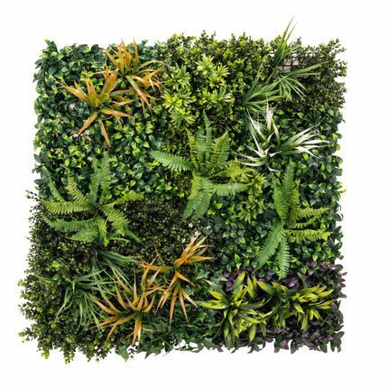 Artificial Hedge Panel, 100x100 cm, UV Resistant