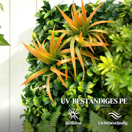 Artificial Hedge Panel, 100x100 cm, UV Resistant