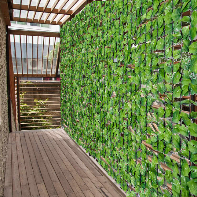 Artificial hedge, Privacy screen 300x150 cm - Light green
