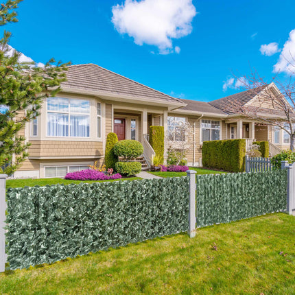 Artificial Hedge Privacy Screen, 240x100cm, Dark Green