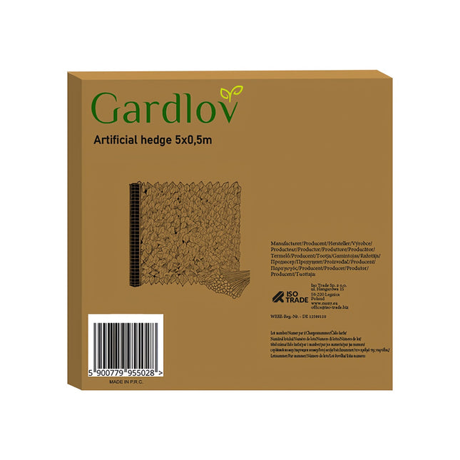 Artificial Hedge for Balcony, 5x0.5m Privacy Screen