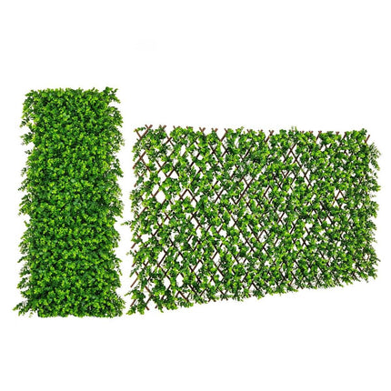 Artificial Ivy Garden Privacy Screen Plant Wall Hedges with Green Eucalyptus
