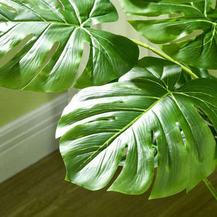 Artificial 120 cm Monstera plant in planter - lifelike greenery
