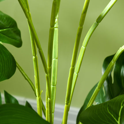 Artificial 120 cm Monstera plant in planter - lifelike greenery